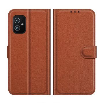 Asus Zenfone 8 5G Plånboksfodral med Stativ - Brun- G-SP.se