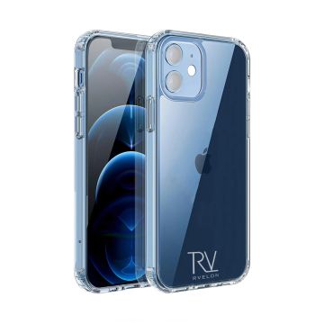 iPhone 12 Mini Skal - Stöttåligt Rvelon Transparent- G-SP.se