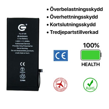 iPhone XR Batteri Hög Kvalité- G-SP.se