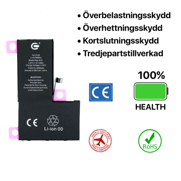 iPhone XS Batteri Hög Kvalité- G-SP.se