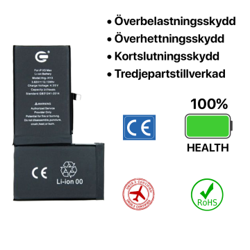 iPhone XS Max Batteri Hög Kvalité- G-SP.se