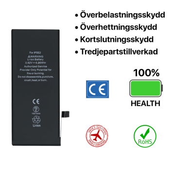 iPhone SE 2020 Batteri Hög Kvalité- G-SP.se