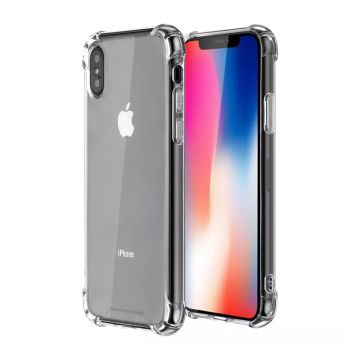 Stöttåligt Mobilskal iPhone XR - Transparent- G-SP.se