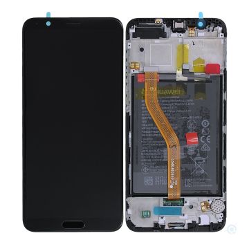 Huawei Honor View 10 Skärm med LCD Display med Batteri Original - Svart- G-SP.se