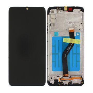 Samsung Galaxy A20s Skärm med LCD Display Original - Svart