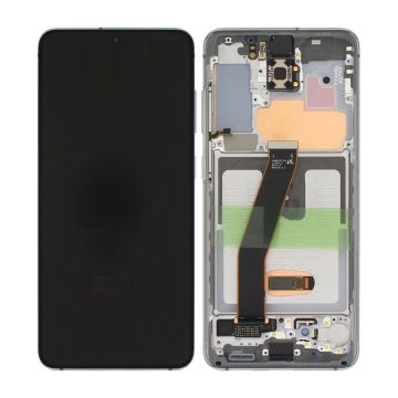 Samsung Galaxy S20 5G (SM-G980F) Skärm med LCD Display Original - Vit- G-SP.se