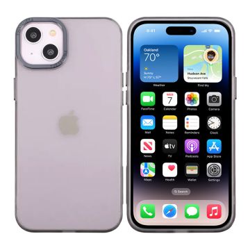 iPhone 14 Plus Mobilskal - Frostat Svart- G-SP.se