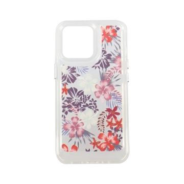 iPhone 14 Mobilskal med motiv - Röda Blommar- G-SP.se