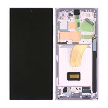 Samsung Galaxy S23 Ultra Skärm med LCD Display - Lavendel- G-SP.se