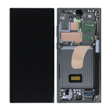 Samsung Galaxy S23 Ultra Skärm med LCD Display - Grön- G-SP.se