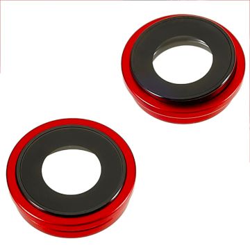 iPhone 14 Plus Kameralins med Ram - Röd- G-SP.se