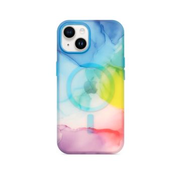 iPhone 14 Plus MagSafe Mobilskal - Mångfärgad Abstrakt- G-SP.se