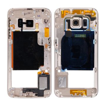 Samsung Galaxy S6 Edge Mittenram - Guld- G-SP.se