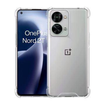 OnePlus Nord 2T Stöttåligt TPU Mobilskal - Transparent