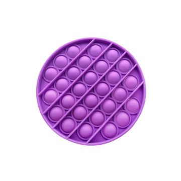 Pop it! Fidget Leksak Rund - Lila- G-SP.se