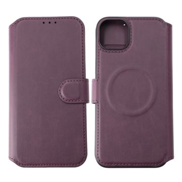 iPhone 15 Plus Plånboksfodral med Magsafe Rvelon - Lila- G-SP.se