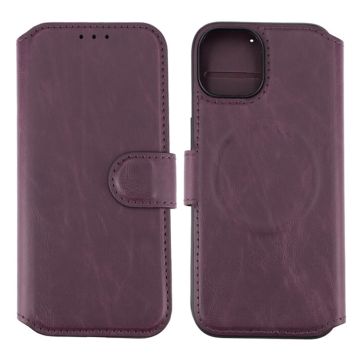 iPhone 15 Plånboksfodral med Magsafe Rvelon - Lila- G-SP.se