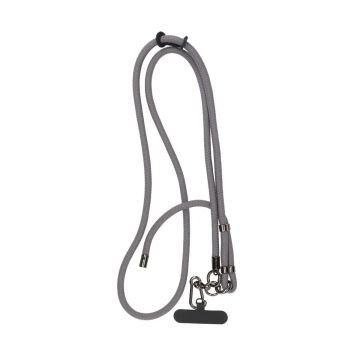 Mobilhalsband Universal justerbart - Grå