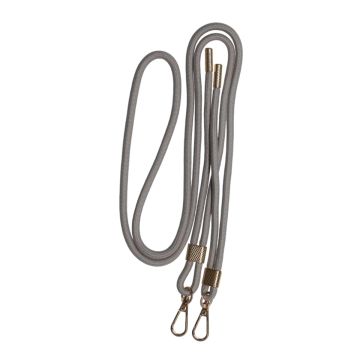 Mobilhalsband Universal dubbelfäste - Grå