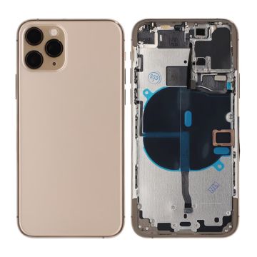 iPhone 11 Pro Baksida med Komplett Ram Premium - Guld
