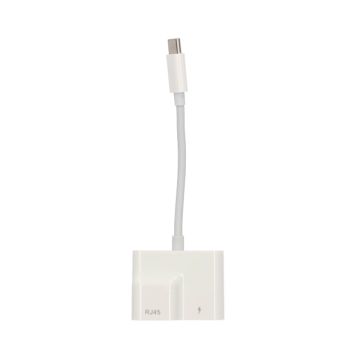 USB-C till Ethernet + USB C