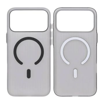 Mobilskal Korrugerad för iPhone 17 Pro - Frostat Grå