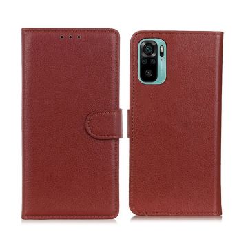 Xiaomi Redmi Note 10 Pro Plånboksfodral med Stativ - Brun- G-SP.se