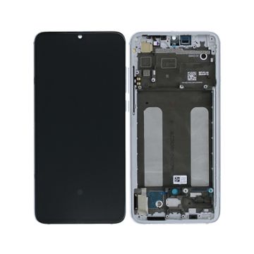 Xiaomi Mi 9 Lite Skärm Original Service Paket - Vit- G-SP.se