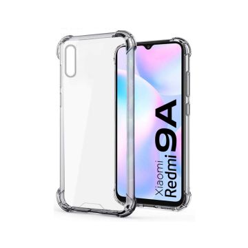 Stöttåligt Mobilskal Xiaomi Redmi 9A - Transparent- G-SP.se