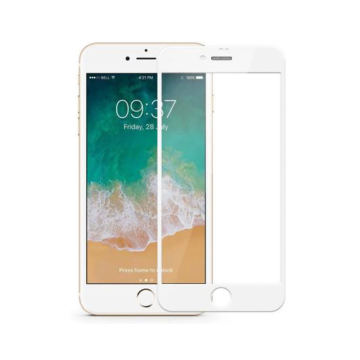Skärmskydd Privacy iPhone 7/8/SE 2020 - 3D Härdat Glas Vit (miljö)- G-SP.se