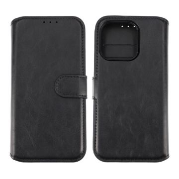 iPhone 15 Pro Plånboksfodral Magnet Rvelon - Svart- G-SP.se