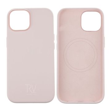 iPhone 15 Silikonskal Rvelon MagSafe - Rosa- G-SP.se
