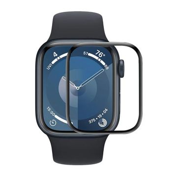 Skärmskydd Apple Watch 10 42mm - Härdat Glas Svart