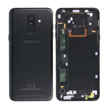 Samsung Galaxy A6 Plus 2018 (SM-A605F) Baksida/Batterilucka Original - Svart- G-SP.se