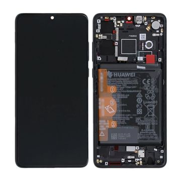 Huawei P30 (New Version) Skärm med LCD Display + Batteri Original - Svart