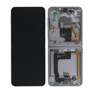 Samsung Galaxy Z Flip4 (SM-F721B) Skärm med LCD Display - Vit