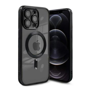 Luxury Mobilskal med Magsafe iPhone 12 Pro Max - Svart