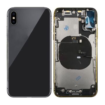 iPhone X Back Cover Complete OEM Gray With Small Parts