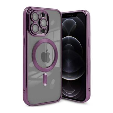 Luxury Mobilskal med Magsafe iPhone 12 Pro Max - Lila