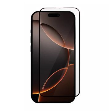 Skärmskydd iPhone 14 Pro Max - 3D Härdat Glas Svart- G-SP.se