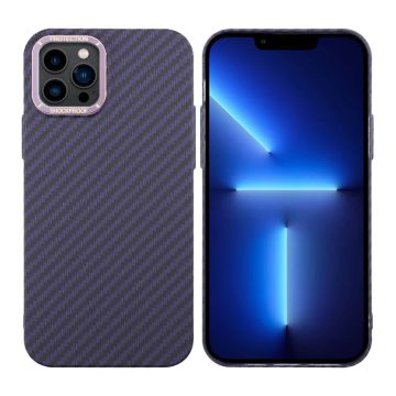 Kolfiber Skal iPhone 12/12 Pro - Lila- G-SP.se