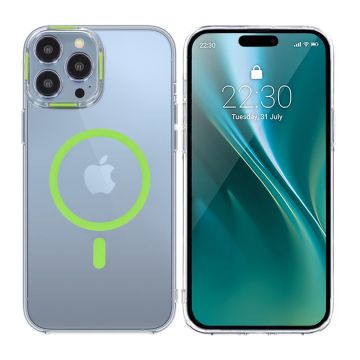 iPhone 14 Pro Max Stöttålig Mobilskal med Magsafe - Grön