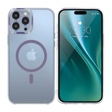 iPhone 14 Pro Max Stöttålig Mobilskal med Magsafe - Lila