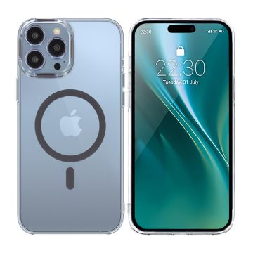 iPhone 15 Pro Max Stöttålig Mobilskal med Magsafe - Grå