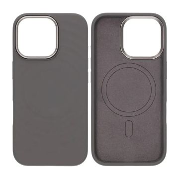 Mobilskal Silikon med Magsafe för iPhone 17 - Mörkgrå