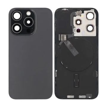 iPhone 15 Pro Baksida Glas Komplett OEM - Svart