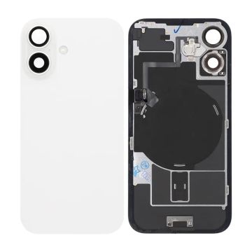 iPhone 16 Baksida Glas Komplett OEM - Vit