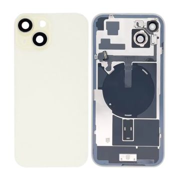 iPhone 15 Plus Baksida Glas med smådelar - Gul