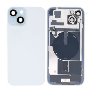 iPhone 15 Plus Baksida Glas med smådelar - Vit