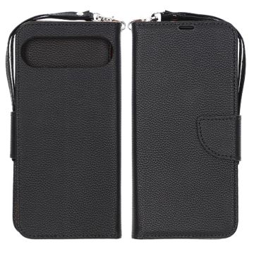 Google Pixel 9 Plånboksfodral med Stativ - Svart